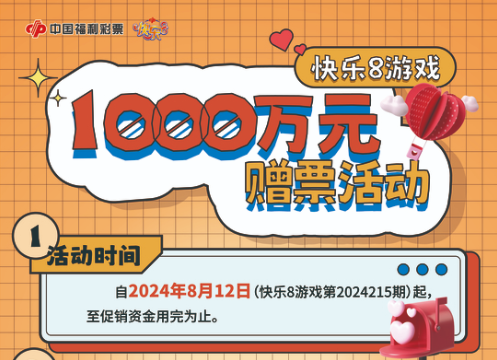 江蘇福彩“快樂8” 1000萬元贈票活動蓄勢待發